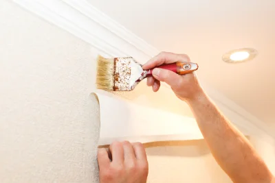 Pose de papier peint à Séderon — revêtements muraux et toiles de verre